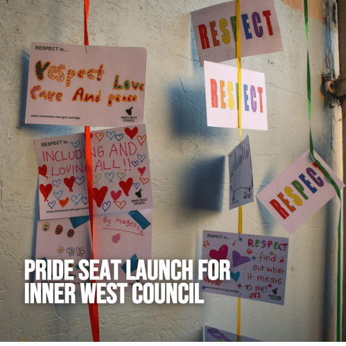 Pride Seat Launch for Inner West Council